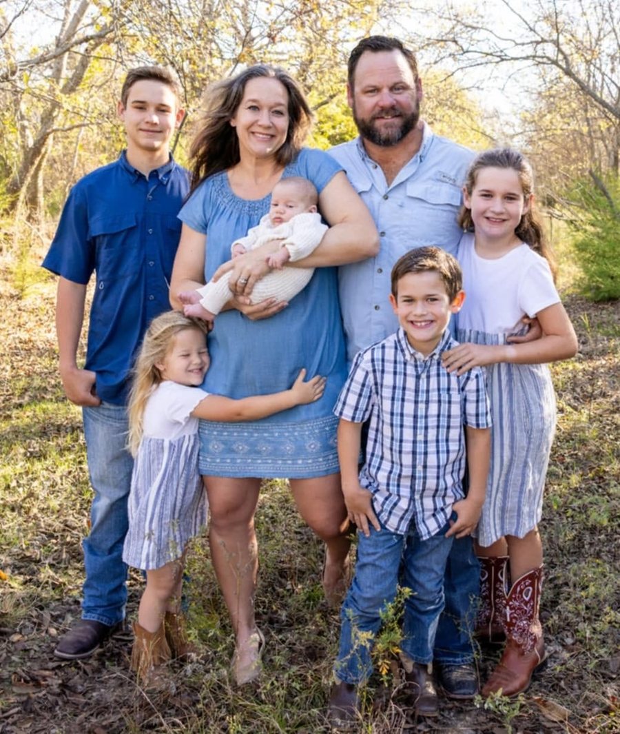 James Walker and his family