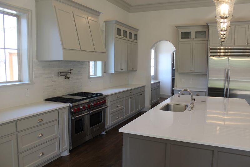 Custom kitchen with island